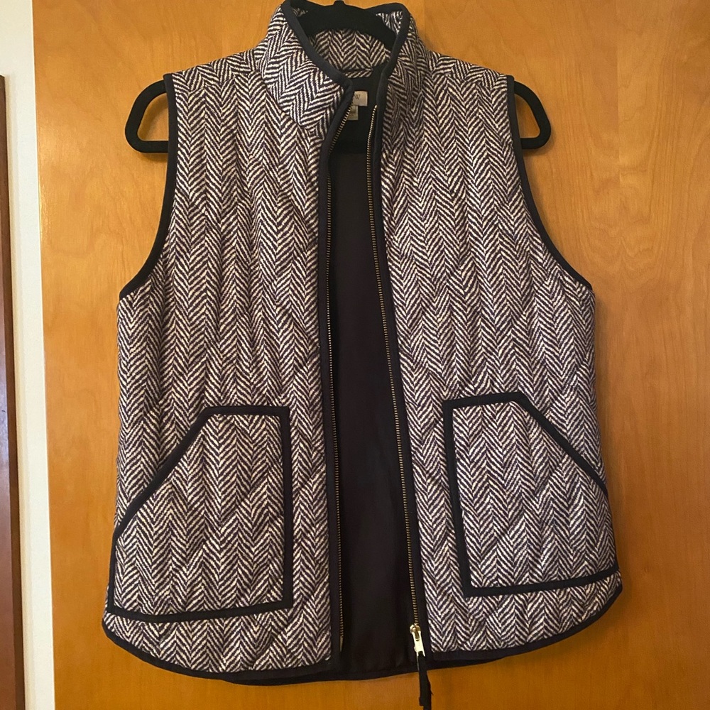 JCrew Chevron Vest